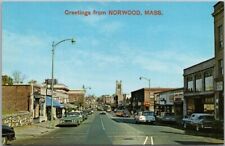 NORWOOD, Massachusetts Postcard 