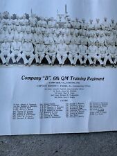 WWII 1942 Long Picture Co. C 8th Quartermaster Training Regt.-NAMES IN LISTING+ picture
