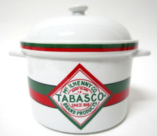 McIlhenny Co. Tabasco Sauce Dutch Oven Porcelain Ceramic Baked Bacon Cheese Dip picture