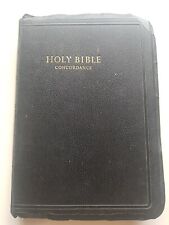 Vintage KJV Bible World Publishing Red Letter Concordance Bonded Leather picture