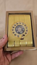 Vintage Gold Mid Century Rotary Dial Address Phone Book Sealed Never Used picture