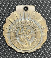 VINTAGE Mission San Juan Capistrano ST. Christopher Religious Medal FOB Rare picture