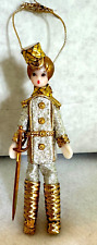 Vintage Koestel Germany Wax Ornament: Soldier, gold, Fairy Tale Series picture