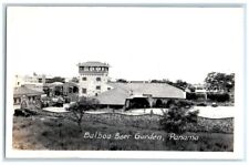 c1930's Balboa Beer Garden Building View Panama RPPC Photo Unposted Postcard picture