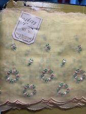 Vtg Cotton Organza 5” Scalloped Edge Lace Made In Switzerland 1940s SUPERB 10yds picture