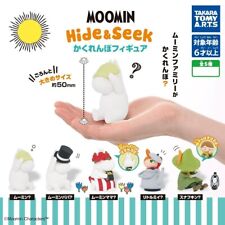 Moomin Hide and Seek Figures Capsule Toys set of all 5 Gacha Japan Authentic New picture
