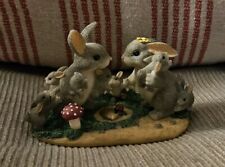 Charming Tails An Abundance Of Love Bunny Rabbit Figurine 84/107 Excellent Cond. picture