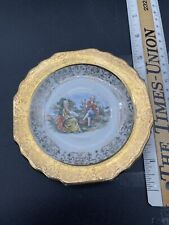 Vintage 1950's Crest o Gold Warranted 22k Gold painted Saucer picture