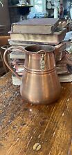 Vintage Copper Pitcher Made in Turkey picture