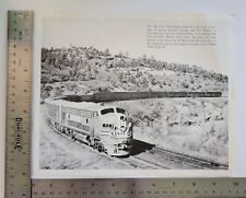 Vintage High Level El Capitan Santa Fe's all-coach Streamliner Railroad Photo picture