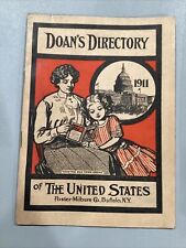 1911 Doan’s Directory Of The United States Foster-Milburn Co Buffalo NY Program picture