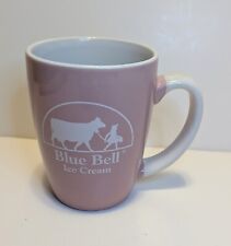 Rare Pink Blue Bell Ice Cream Mug Coffee Cup Classic Logo Cow Girl  picture