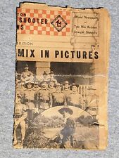 	 Tom Mix Ralston Straight Shooter Newsletter printed 1937 picture