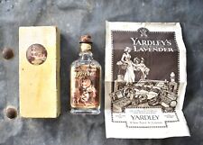 Antique late 1800's Yardley English Lavender Perfume Bottle original box picture
