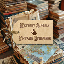 EPHEMERA Mystery Packs, Vintage/Antique Papers/Photos, Junk Journals, smash book picture
