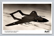 RPPC De Havilland Sea Vixen FAW Twin Boom-Tail FLIGHT INTERNATIONAL UK Postcard picture