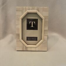 Vintage Two's Company Picture Frame 4x6 Handmade Bone Octagon picture