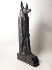 Handmade God Anubis Statue , Large Statuette from Basalt Stone - Ancient Egypt picture
