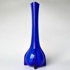 Vintage Blue Tall Bud Vase picture