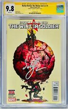 Sebastian Stan Signed CGC SS Graded 9.8 Bucky Barnes: The Winter Soldier #9 picture