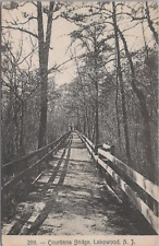 Courttana Bridge, Lakewood New Jersey c1910s? Postcard picture