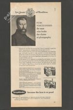 VOIGTLANDER Camera , Germany  - 1955 Vintage Print Ad picture