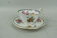 Vtg Aynsley Floral Cabbage Rose England Bone China Tea Cup Saucer Set 1930s Rare picture