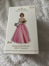 2011 Hallmark Keepsake Christmas Ornament Barbie Campus Sweetheart With Box picture