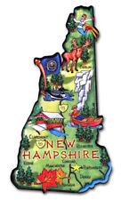 New Hampshire Artwood State Magnet Souvenir by Classic Magnets picture