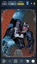 Topps Marvel Collect motion Venom/Carnage Card Top Tier '24 **LEGENDARY** #100CC picture