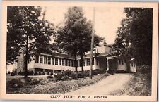 NORTH BEND OHIO OH Cliff View Restaurant Exterior HAMILTON COUNTY Postcard picture