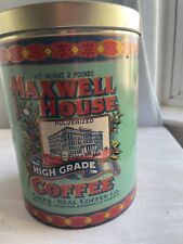 Vintage Maxwell House Coffee Tin-Beautiful Condition And Colors picture