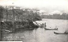 Vintage Postcard 1911 View of A Glimpse of Deal Lake Allenhurst New Jersey N. J. picture