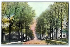 1909 Maple Avenue Exterior Houses Oakfield New York NY Vintage Antique Postcard picture