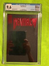 Deathblow #1 CGC 9.6 N Mint+ White Pages, Cybernary Flip Cover, Red Foil, Image picture