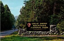 Entrance to the Great Smoky Mountains National Park Postcard picture
