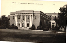 Norwood Junior High School Norwood Massachusetts Unposted Postcard 1940s picture