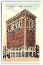 Postcard Fort Worth Club Building In Forth Worth Texas picture