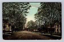 Leamington Canada, Russell Street Homes, Church, Antique Vintage c1910 Postcard picture