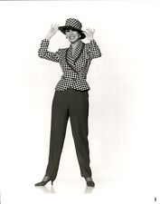RL42B Original Photo KATHIE LEE GIFFORD IN CHIC HOUNDSTOOTH JACKET & HAT picture