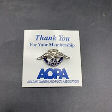 AOPA Aircraft Owners & Pilots Association 40-year Member Award Lapel Pin Wings picture
