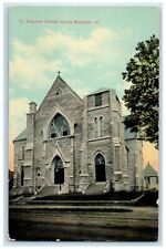 c1910's St. Augustine Catholic Church Building Montpelier Vermont VT Postcard picture