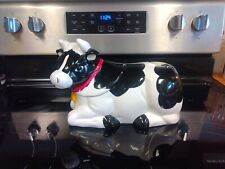 VINTAGE COW COOKIE JAR- Makes MOO Sound When Lid is Removed. GrannyCore  Country picture