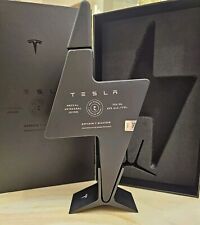 RARE Tesla Mezcal Bottle Matte Black - Limited Edition, Collectible, Empty picture