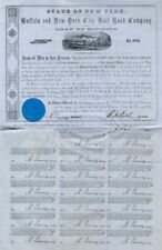 Buffalo and New York City Rail Road Co. - $1,000 - Bond - Railroad Bonds picture