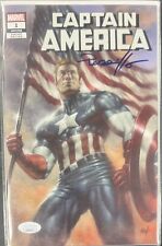 Captain America #1  Comic Book  Lucio Parrillo  7/4/2018 Signed JSA Autographed picture