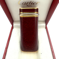 Working Cartier Gas Lighter Red marble with box picture