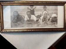 Vintage Brass Photo Frame 8 X 3-1/2 Inches picture