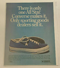 Converse All Star Basketball Shoes 1974 Sneakers Vintage Magazine Print Ad picture