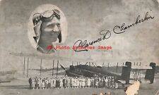 Aviator Colonel Clarence D. Chamberlin Promotional Card picture